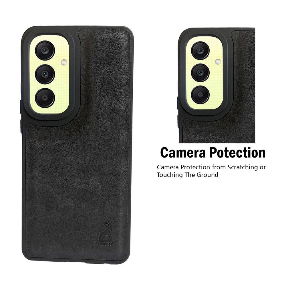 Aibex Shield Back Cover For Samsung Galaxy A25 5G | Vegan Leather - Aibex